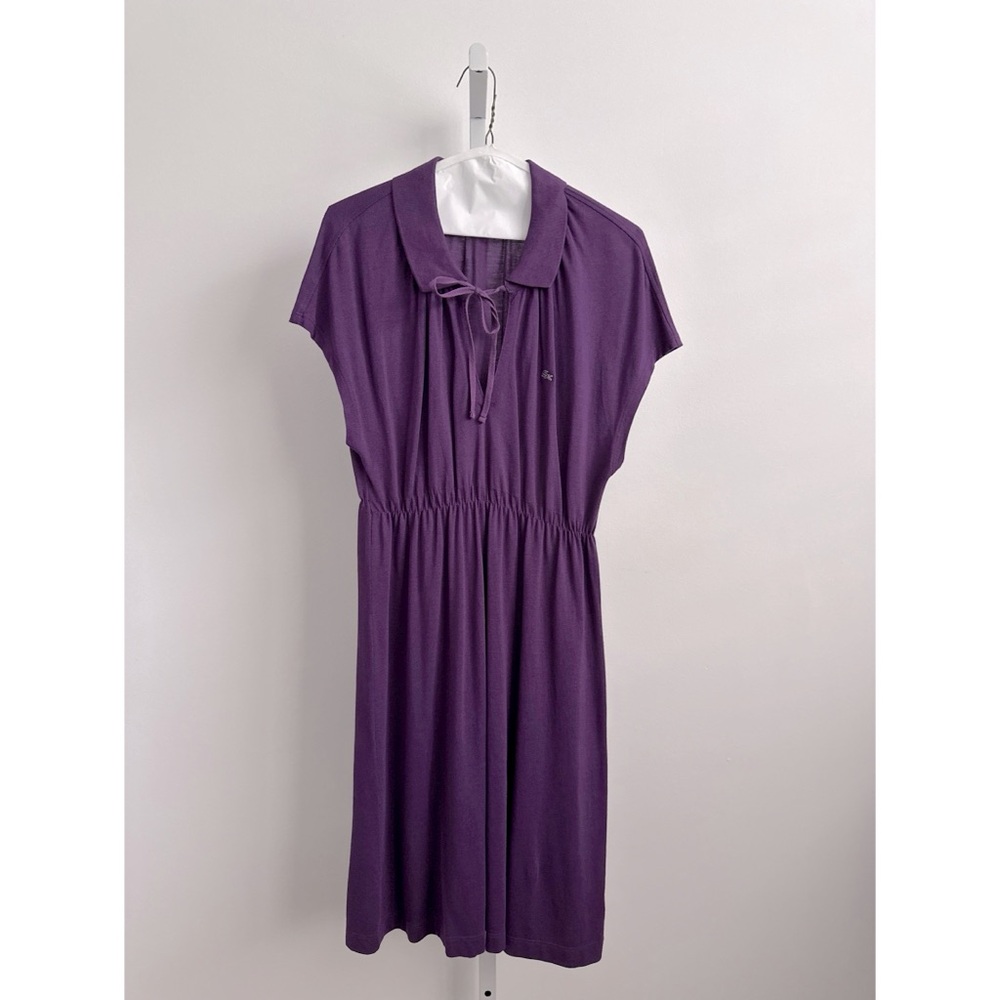 LACOSTE Dress Purple | 42 (L)